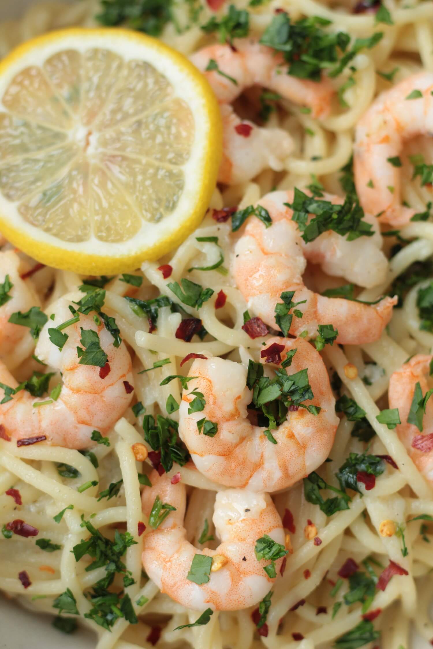 Shrimp Scampi with Pasta