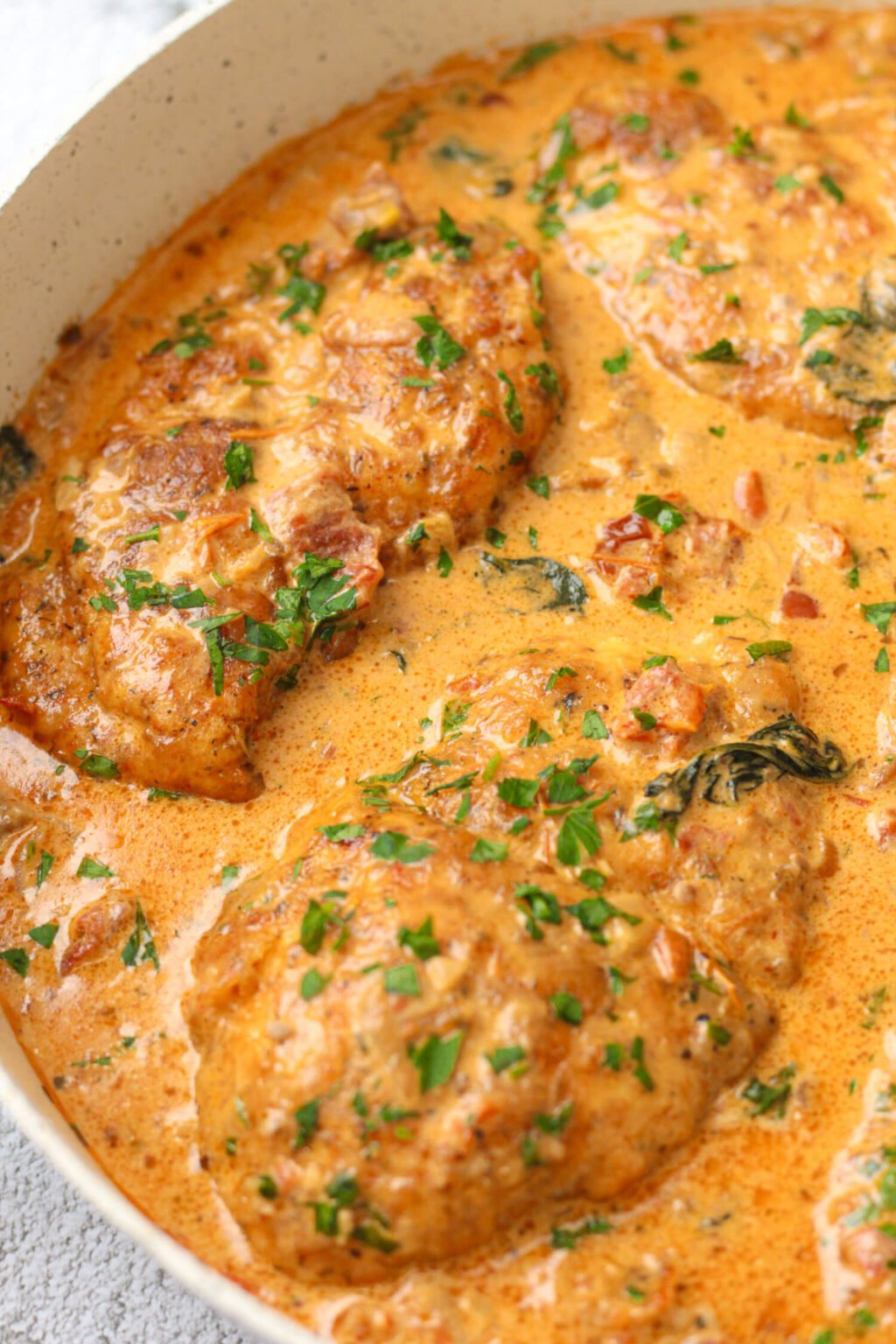 One-Pan Creamy Parmesan Tuscan Chicken | Good Food Discoveries
