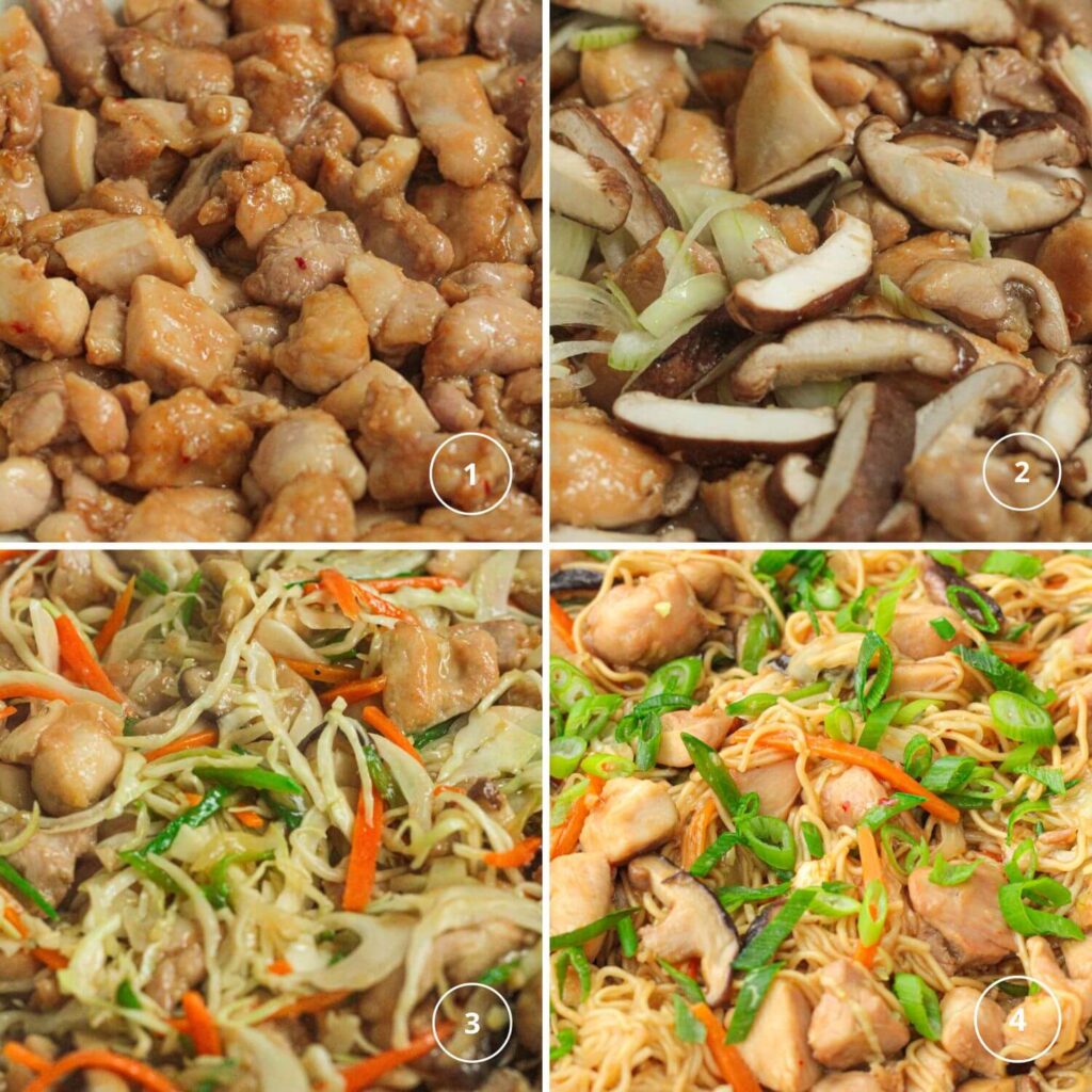 chicken chow mein step by step instructions