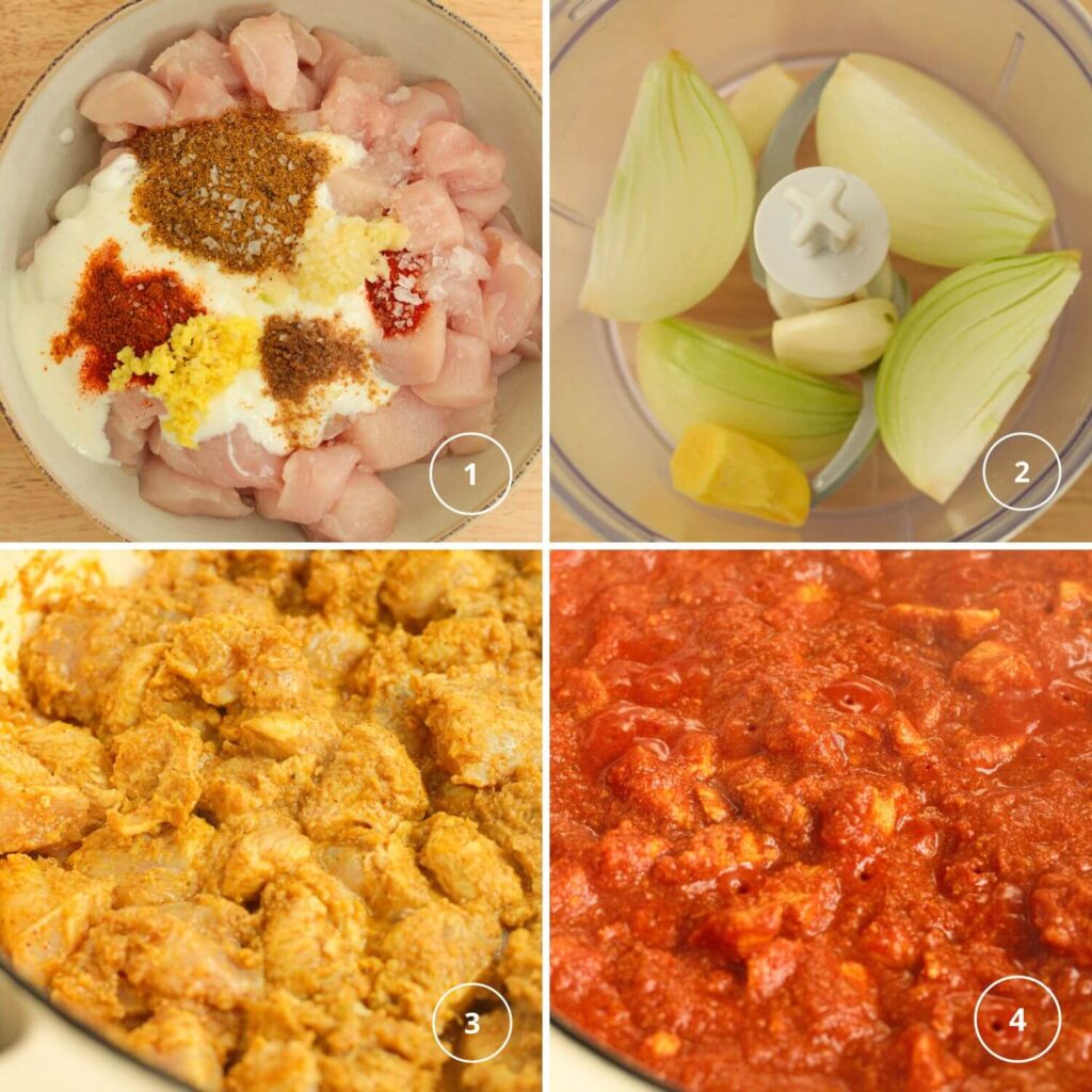 easy butter chicken step by step