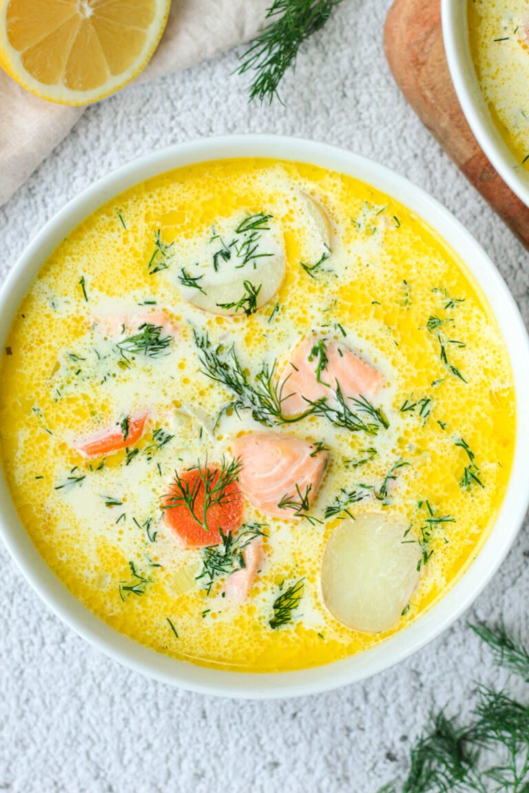 easy Finnish salmon soup