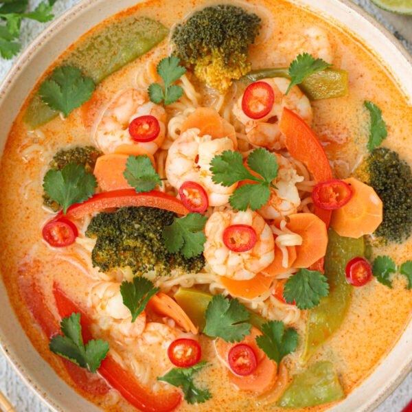 one pot shrimp noodle soup