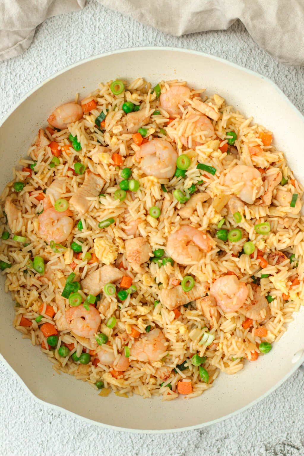 shrimp and chicken fried rice