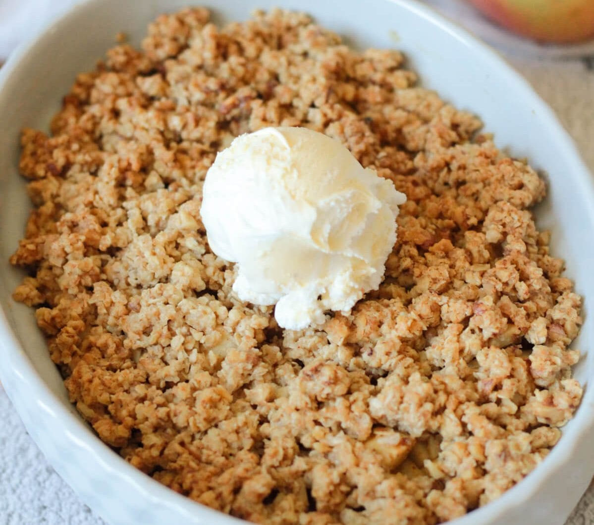 Easy Air Fryer Apple Crisp