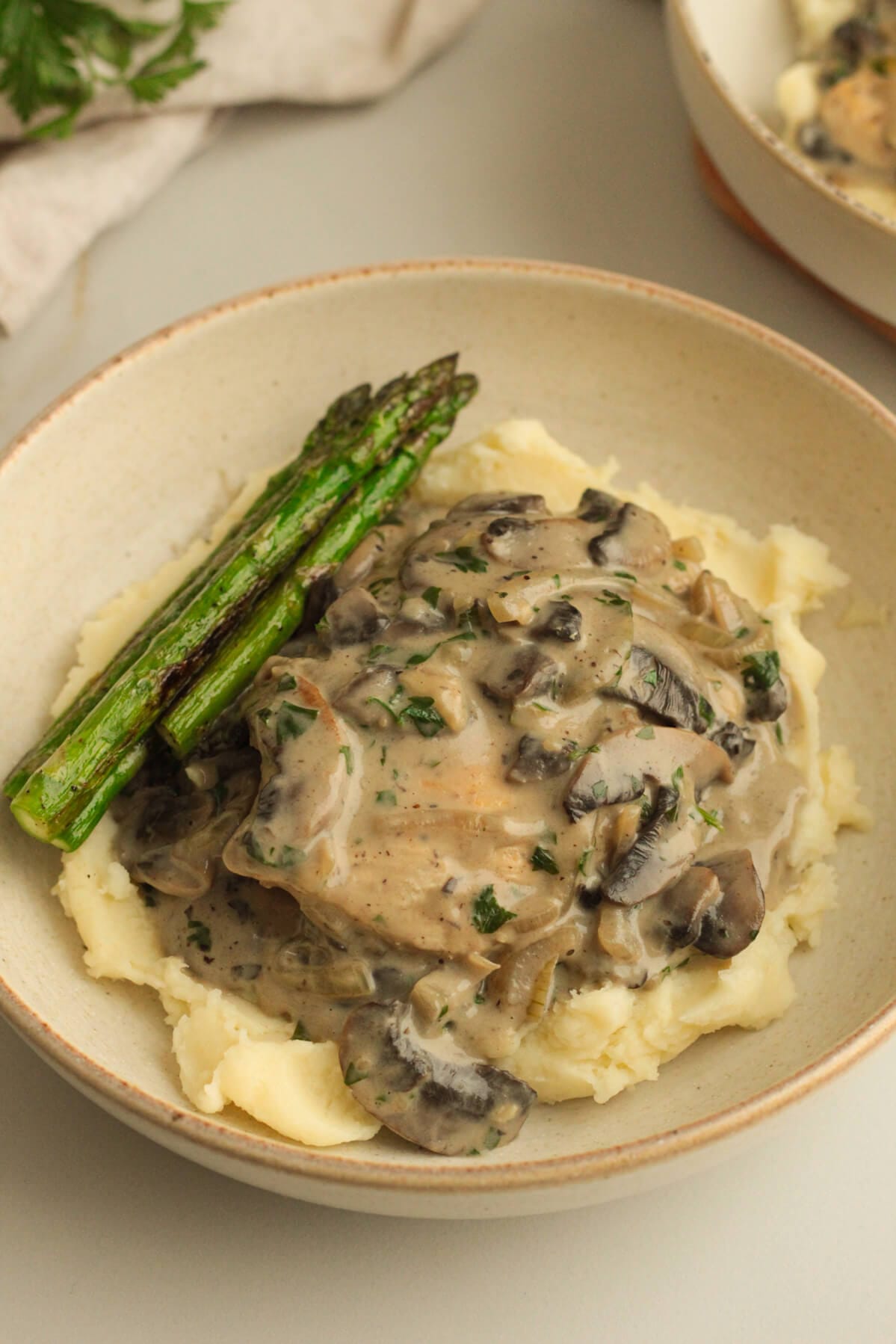 mushroom chicken skillet