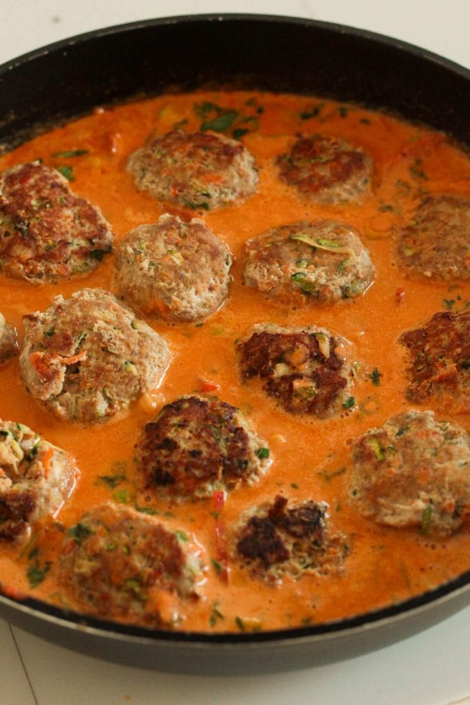 coconut thai chicken meatballs