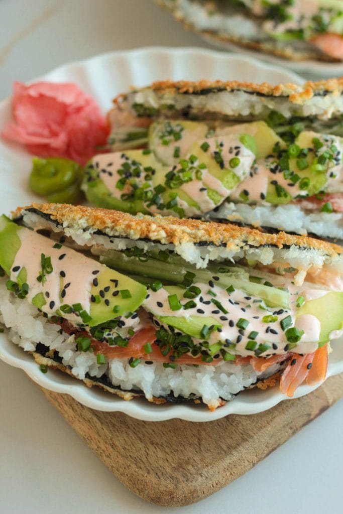 crispy sushi tacos