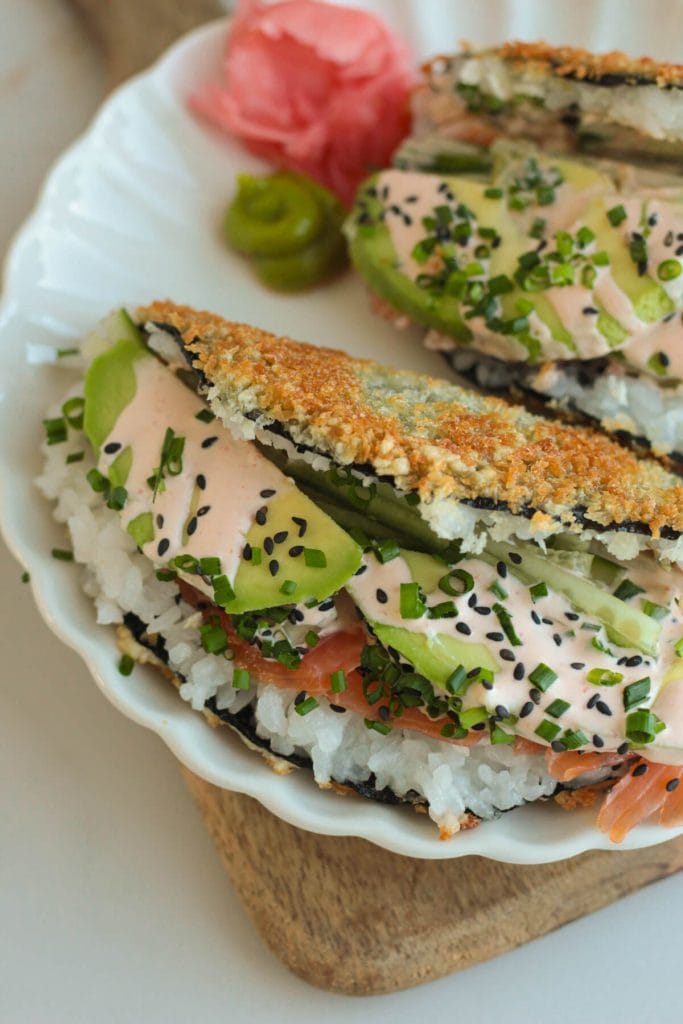 crispy sushi tacos