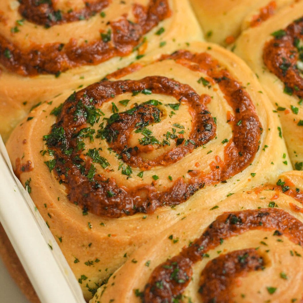 Soft and Cheesy Garlic Rolls